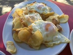 Patatas a lo pobre del restaurante Venta de Gaeta